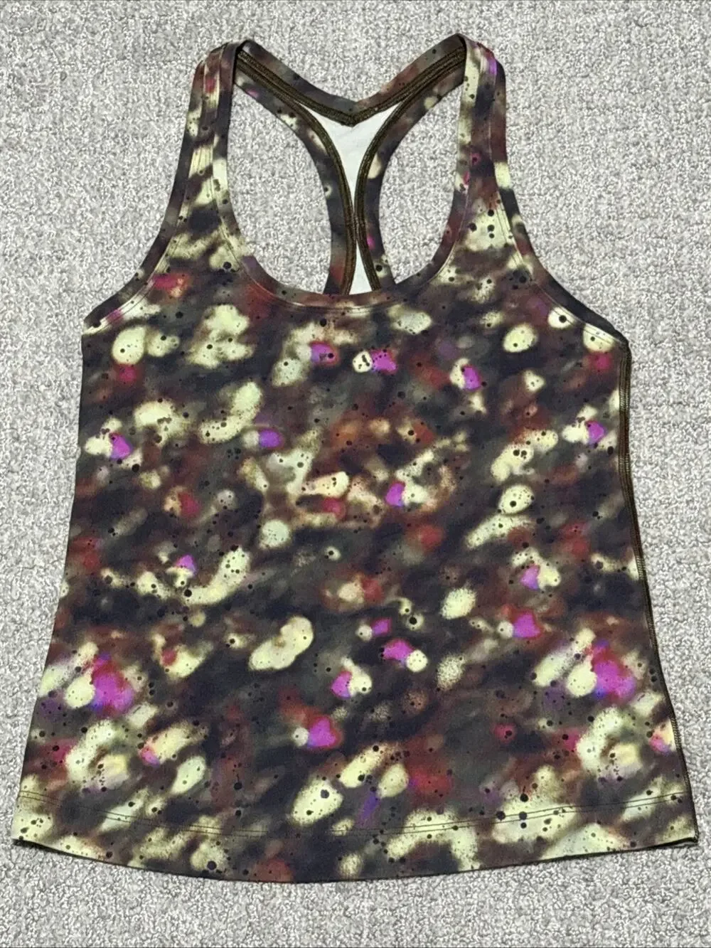 Lululemon Cool Racerback Short Tank Top Nulu Fabric Size Unknown See Pics